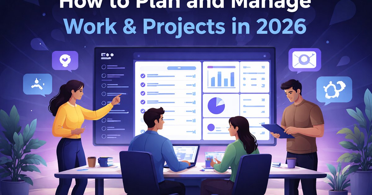 How to Plan and Manage Work and Projects in 2026