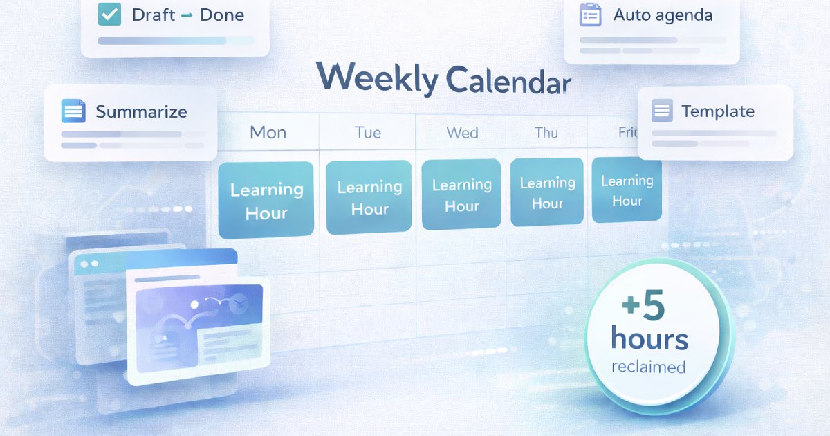 The 5-Hour Rule: How Top Performers Use AI to Reclaim Their Week