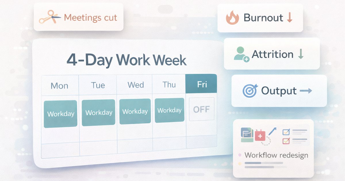 Why 92% of Companies Keep the 4-Day Week After Trying It