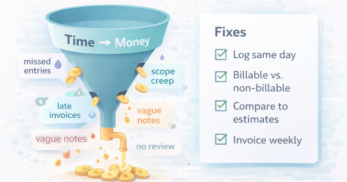 7 Time Tracking Mistakes That Are Costing You Money