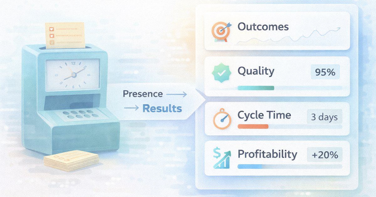 From Butts-in-Seats to Results: The Death of Traditional Productivity Metrics